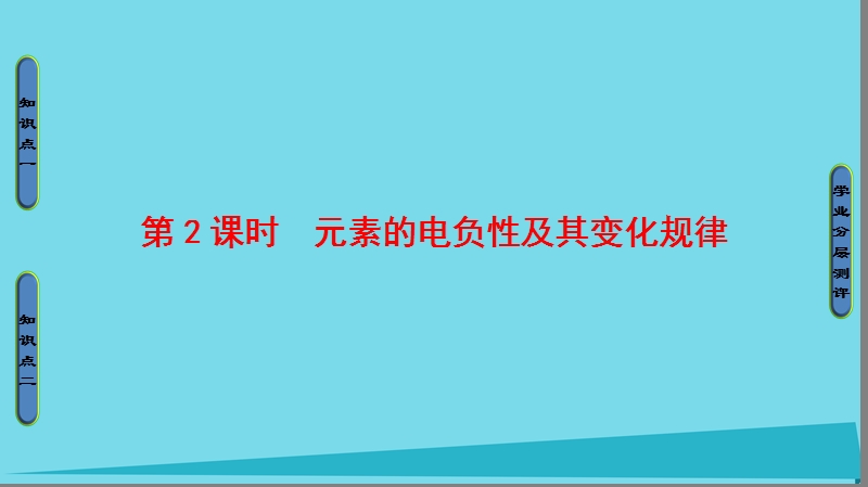 2017_2018学年高中化学第1章原子结构1.3原子结构与元素性质第2课时元素的电负性及其变化规律课件鲁科版选修32.ppt_第1页