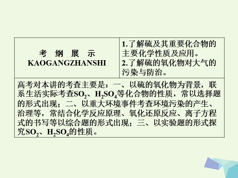 2018届高考化学一轮复习 专题四 4.14 非金属及其化合物课件 苏教版.ppt_第2页