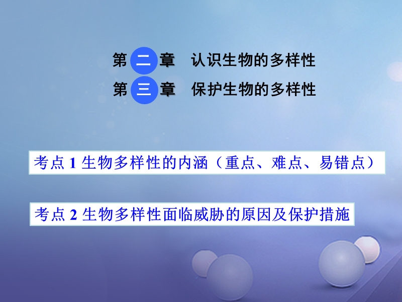 2018届中考生物 第六单元 第二、三章复习课件.ppt_第1页