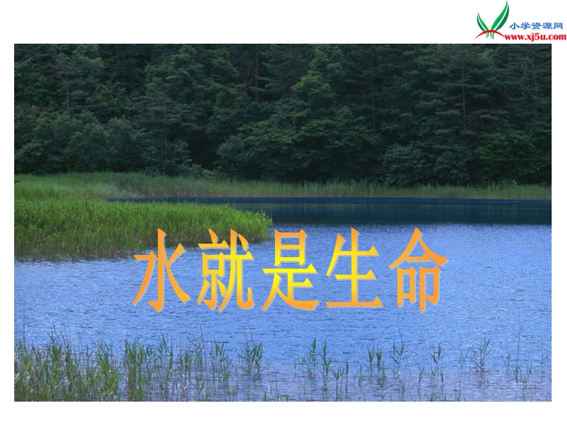 (北师大版)2015年秋五年级语文上册《水就是生命》课件.ppt_第1页