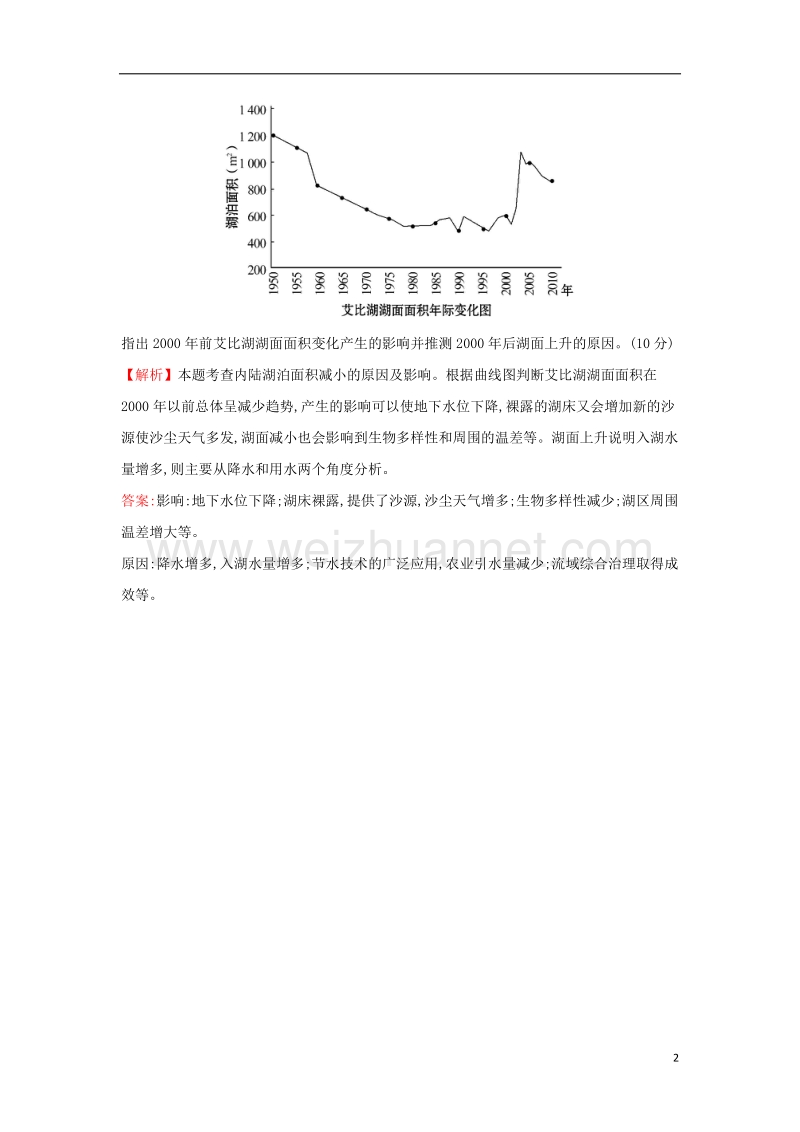 2018届高考地理一轮复习 课时作业提升练四十五 6.1 环境与环境问题 环境管理及公众参与 新人教版.doc_第2页