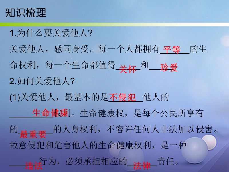 2017秋八年级道德与法治上册 第一单元 步入青春年华 第1课 珍爱生命 第3框 关爱他人生命课件 北师大版.ppt_第3页