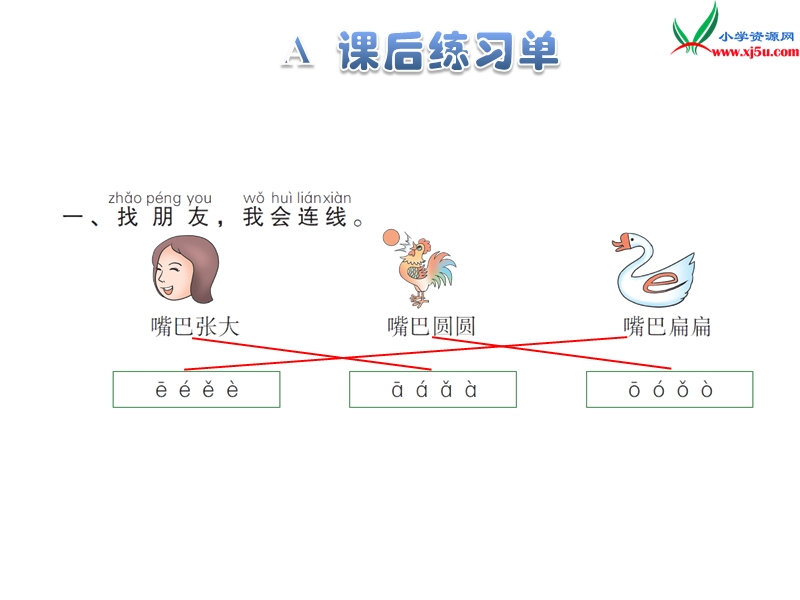 （苏教版）一年级上册语文 1.a o e.ppt_第3页