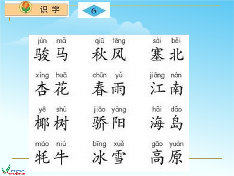 （苏教版） 二年级语文上册 《识字6》 ppt课件2.ppt_第3页