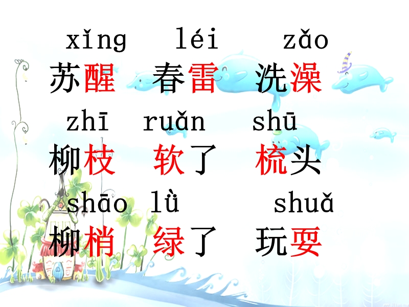 2017年（人教版）一年级下册语文1柳树醒了ppt课件1.ppt_第3页