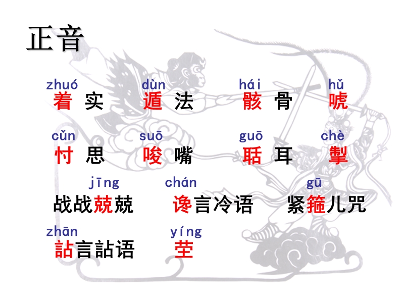 2016春沪教版语文六下 32《孙悟空棒打白骨精》ppt课件2.ppt_第2页