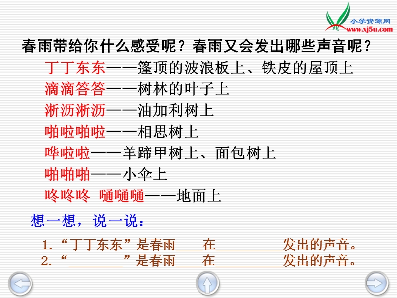 2016春沪教版语文三下 3.《春天的小雨滴滴滴》ppt课件1.ppt_第3页