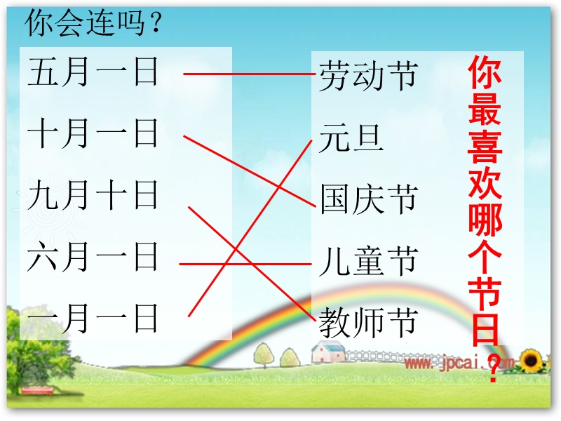 2017春（人教版）一年级下册语文25快乐的节日ppt课件2.ppt_第1页