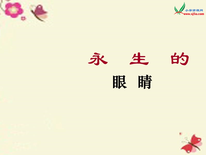 2016春（语文a版）六年级语文下册 第6单元 15《永生的眼睛》课件2.ppt_第1页