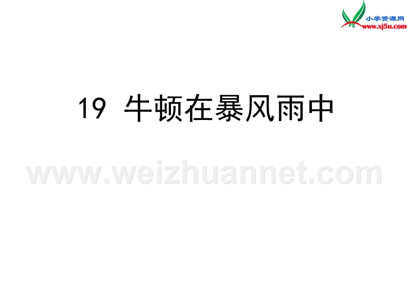 2016秋（沪教版）三年级语文上册《牛顿在暴风雨中》课件2.ppt_第3页