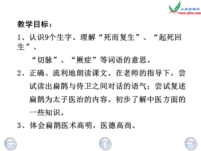 （沪教版）三年级语文下册 第3单元 11《起死回生》课件3.ppt_第2页