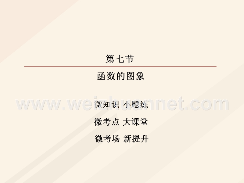 2018年高考数学一轮复习 第二章 函数、导数及其应用 2.7 函数的图象课件 理.ppt_第2页