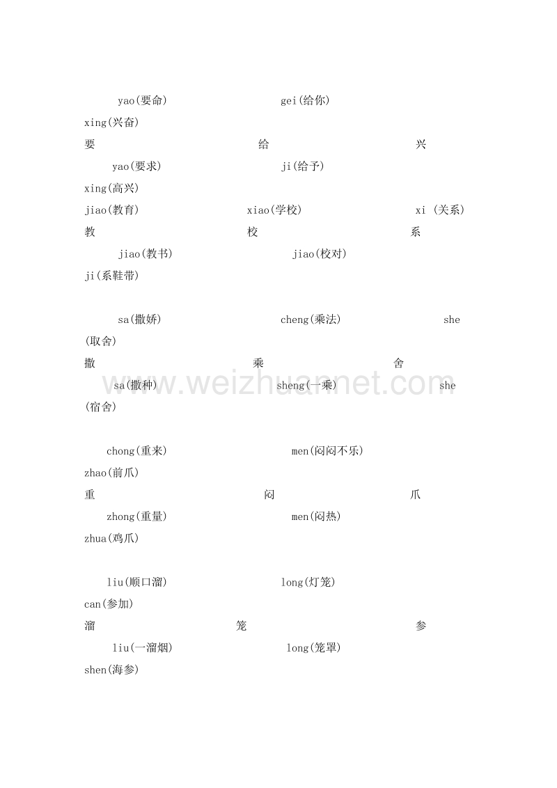 (人教新课标)三年级语文上册 期末分课复习资料 第八单元.doc_第3页