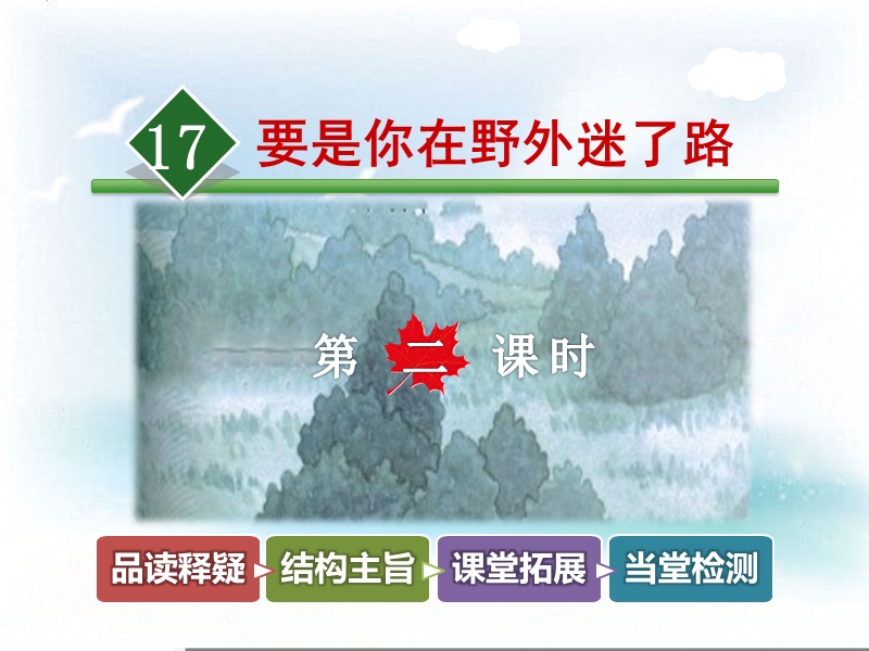 二年级下语文课件17.要是你在野外迷了路+第2课时人教版（2016部编版）.ppt_第1页