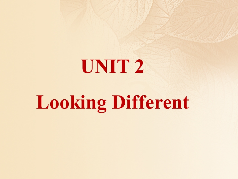 七年级英语上册 unit 2 looking different topic 2 what does she look like section a课件 （新版）仁爱版.ppt_第1页