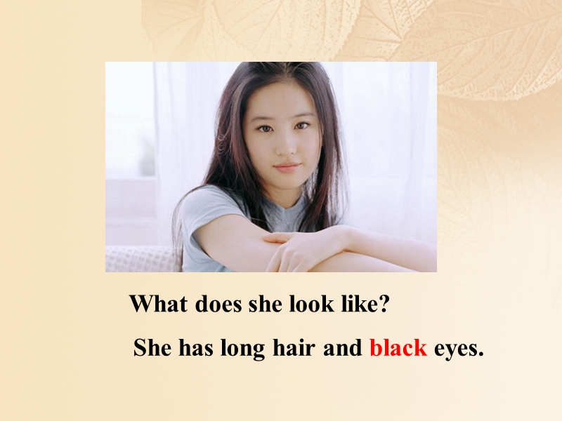 七年级英语上册 unit 2 looking different topic 2 what does she look like section a课件 （新版）仁爱版.ppt_第3页