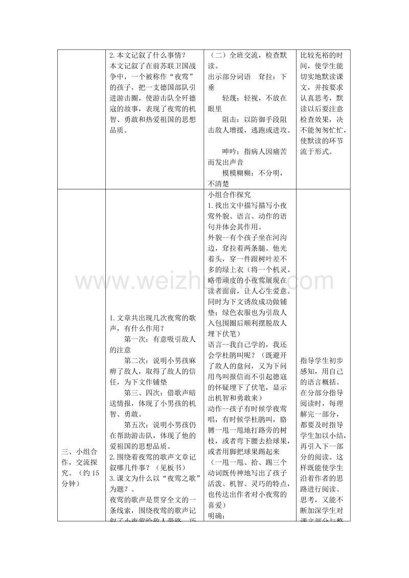 2017年小学（北师大版）语文六年级上册28.夜莺之歌（1）.doc_第3页