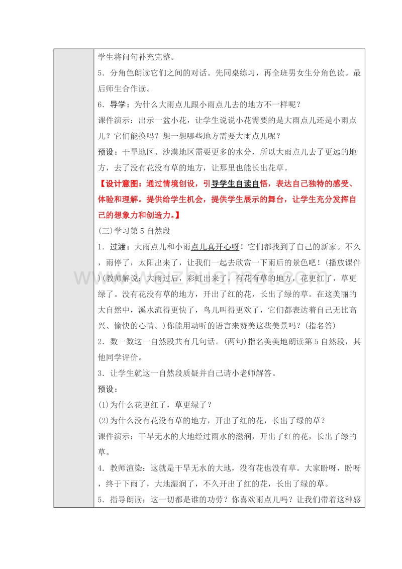 （统编版）一年级上册语文课文8《雨点儿》第二课时教学设计.doc_第3页
