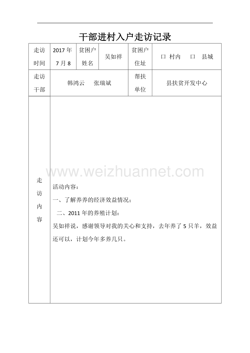 走访记录表韩鸿云.docx_第3页