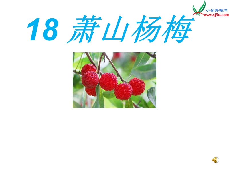 （ 语文s版）2016春学练优四年级语文下册第五单元18萧山杨梅ppt课件.ppt_第1页