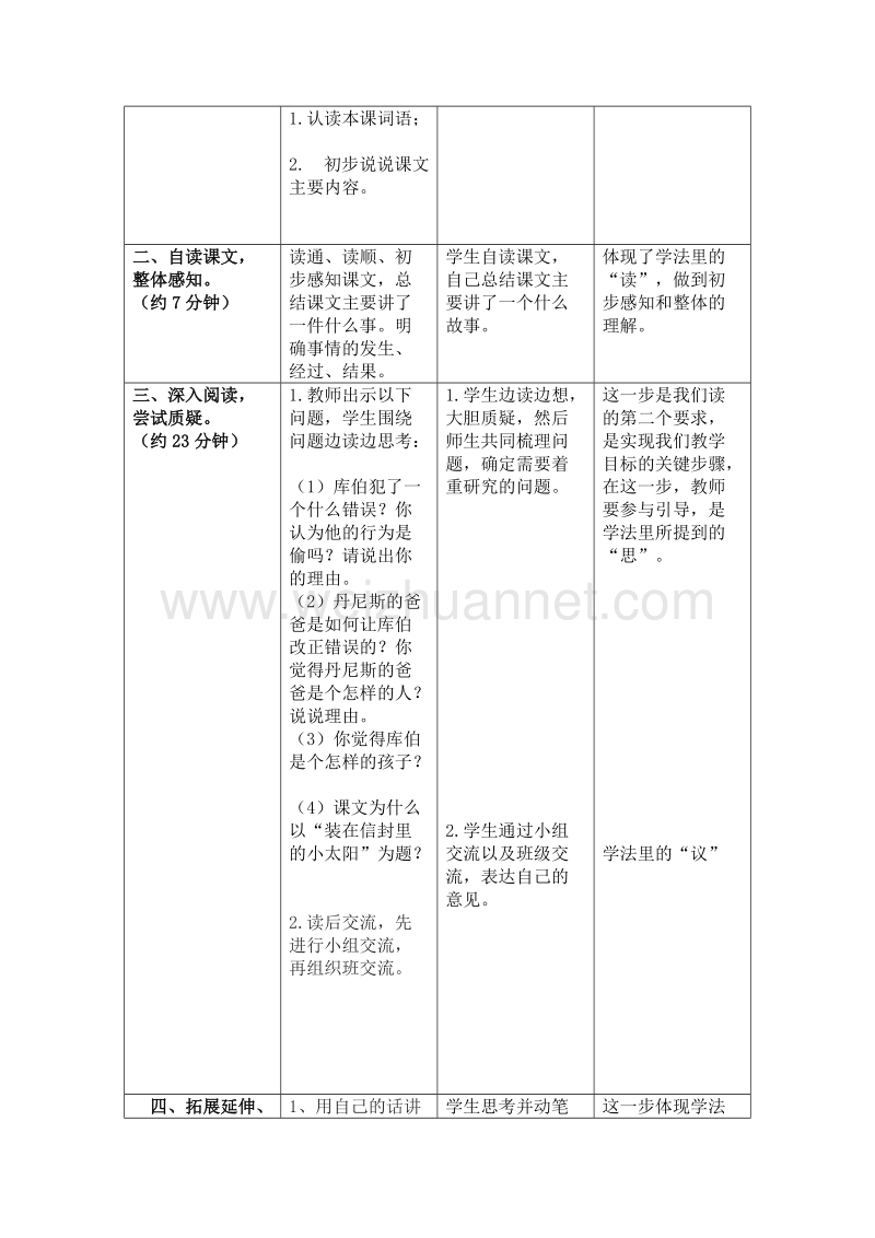 2017年小学（语文s版）语文五年级上册19.装在信封里的小太阳（1）.doc_第3页