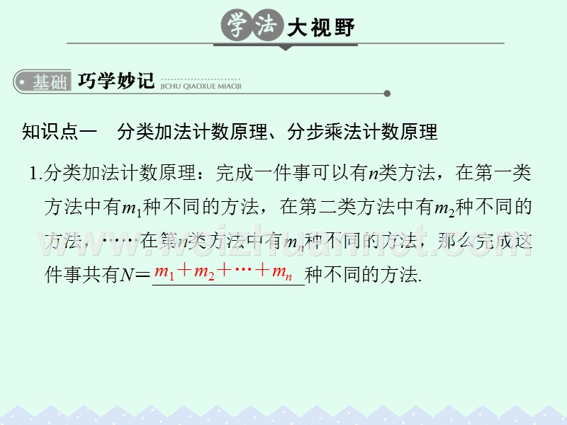 2017版高考数学一轮总复习第10章计数原理、概率与统计第一节排列与组合课件理.ppt_第3页