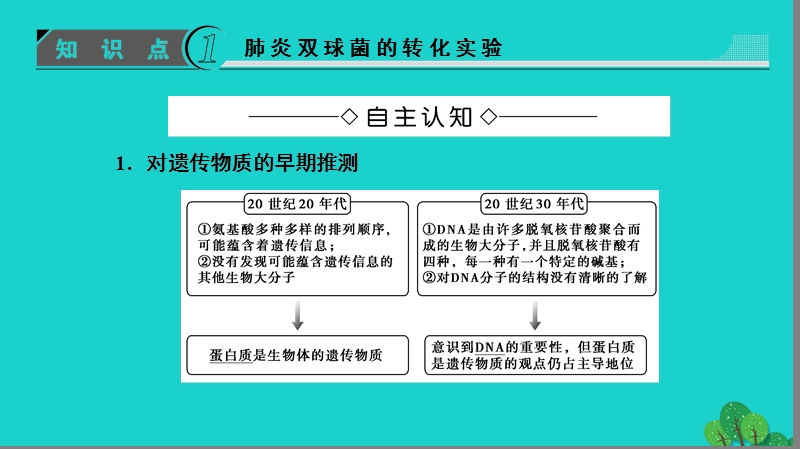 2017年高中生物第3章基因的本质第1节dna是主要的遗传物质课件新人教版必修2.ppt_第3页