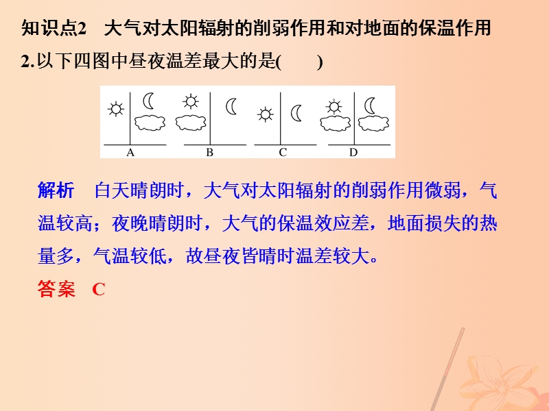 2017版高考地理高分突破专题复习专题二自然环境中的物质运动和能量交换第2讲对流层大气的受热过程和全球气压带、风带课件.ppt_第3页