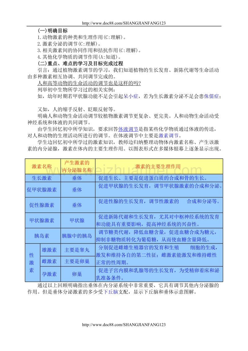 高二生物教案4.2.1体液调节.doc_第2页