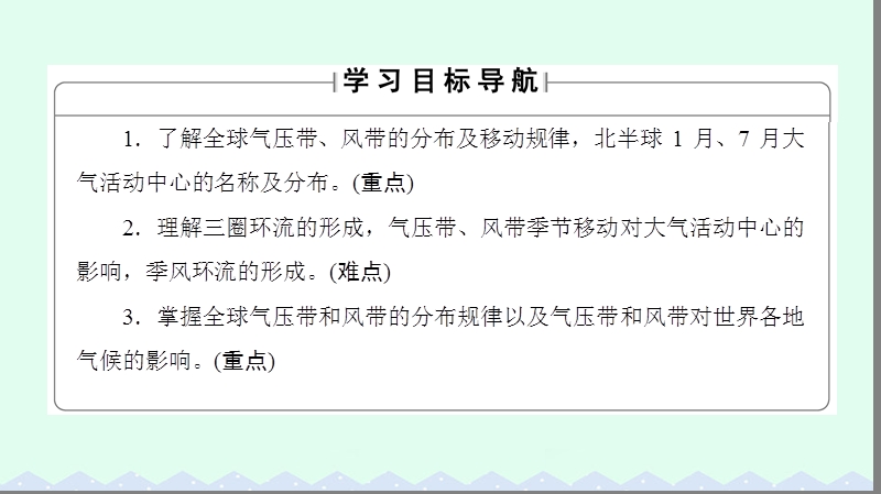 2017年高中地理第二章自然环境中的物质运动和能量交换第三节大气环境第3课时课件湘教版必修1.ppt_第2页