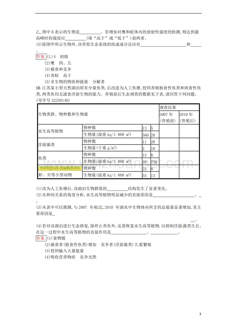2017年高中生物第5章生态系统及其稳定性第1节生态系统的结构课时训练新人教版必修3.doc_第3页