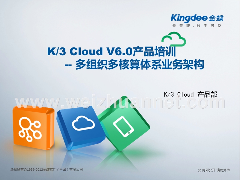 k3+cloud+v6.0-产品培训-基础领域-多组织.ppt_第1页