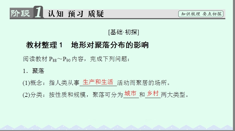 2017年高中地理 第四章 自然环境对人类活动的影响 第一节 地形对聚落及交通线路分布的影响课件 湘教版必修1.ppt_第3页