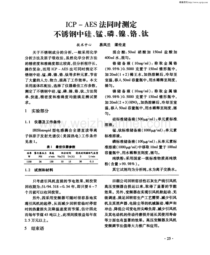 ICP测定不锈钢中硅锰磷镍铬钛.pdf_第1页