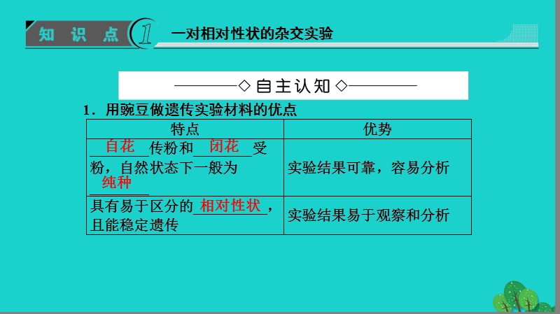 2017年高中生物第1章遗传因子的发现第1节孟德尔的豌豆杂交实验（一）（ⅰ）课件新人教版必修2.ppt_第3页