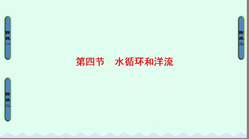 2017年高中地理第二章自然环境中的物质运动和能量交换第四节水循环和洋流课件湘教版必修1.ppt_第1页