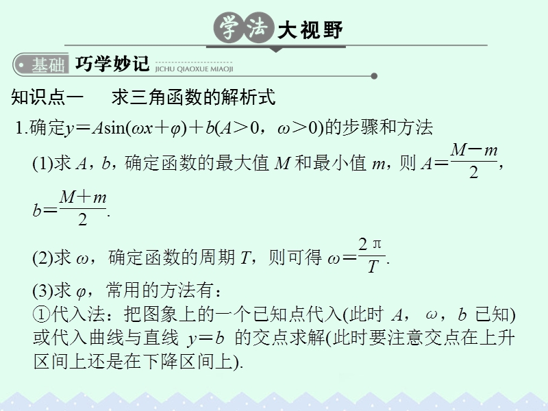 2017版高考数学一轮总复习第4章三角函数、解三角形第三节y＝asin（ωx＋φ）的图象和性质及其综合应用课件理.ppt_第3页