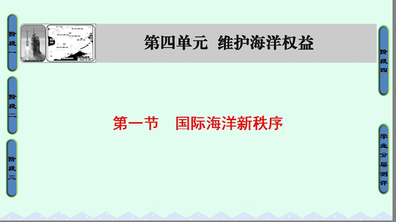 2017年高中地理第4单元维护海洋权益第1节国际海洋新秩序整合提升课件鲁教版选修2.ppt_第1页