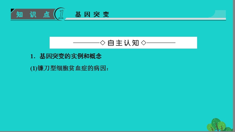 2017年高中生物第5章基因突变及其他变异第1节基因突变和基因重组课件新人教版必修2.ppt_第3页