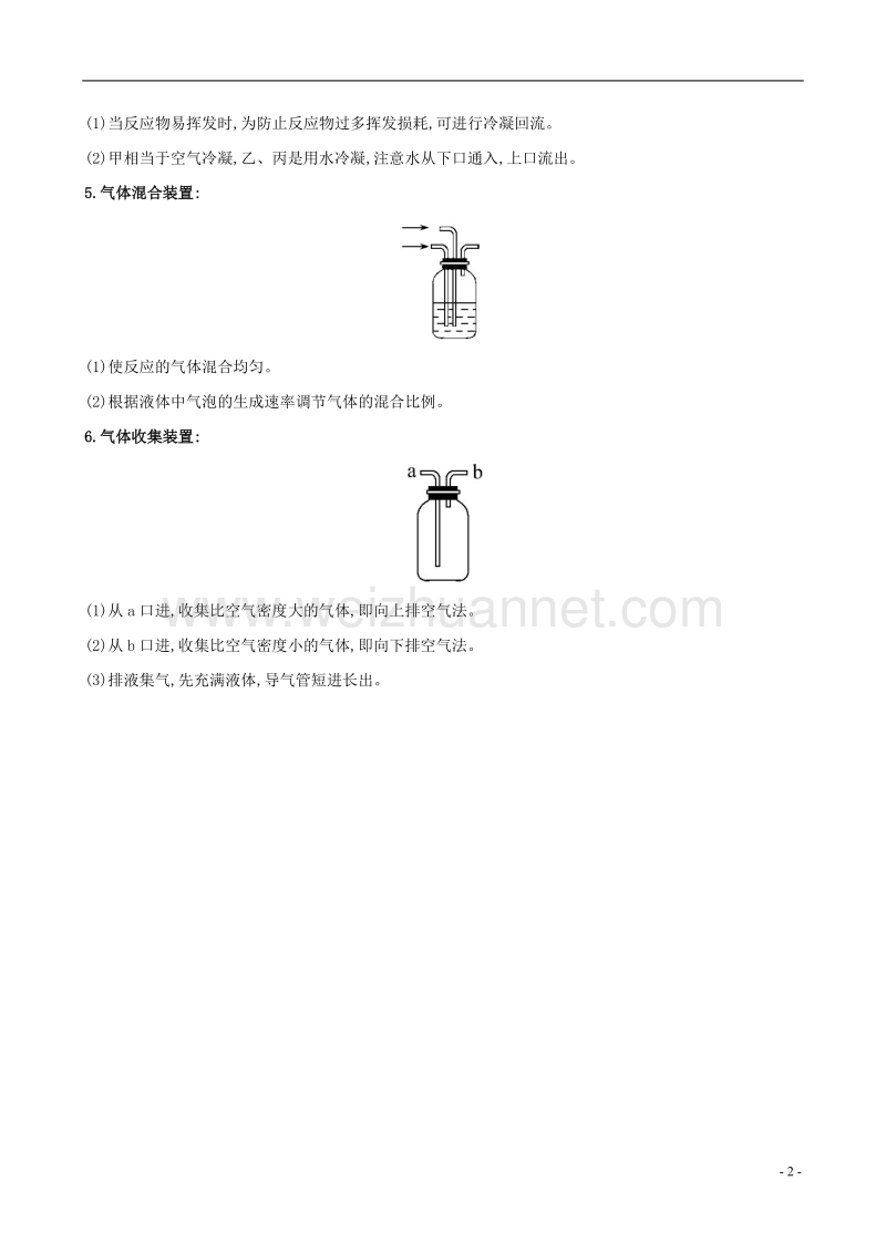 2017年高考化学二轮复习第二篇高考技能跨越第2讲临考之前必记的10类“化学实验”规则10化学实验中的6组特定仪器组合.doc_第2页