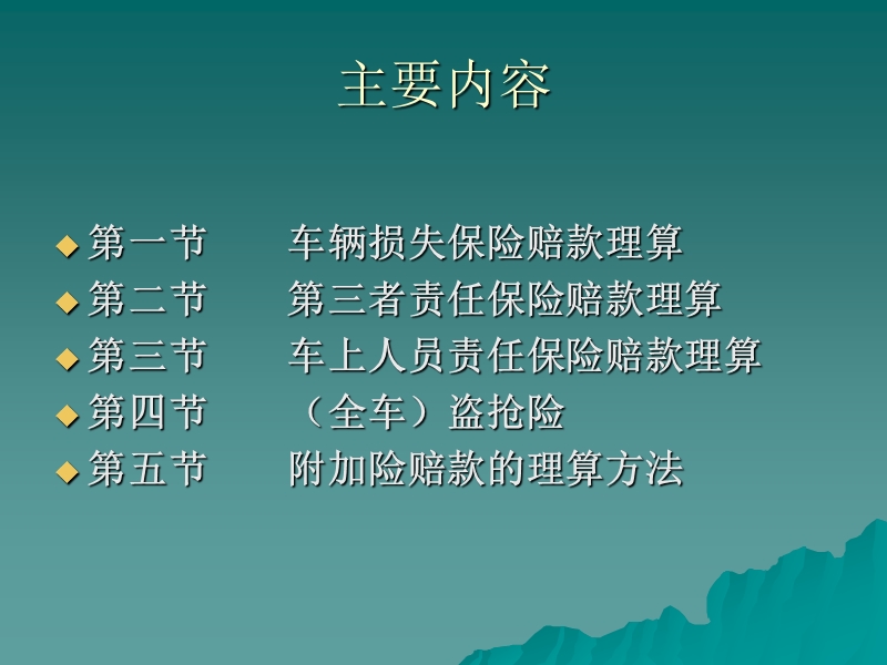 车险理赔讲义0704版条款.ppt_第2页