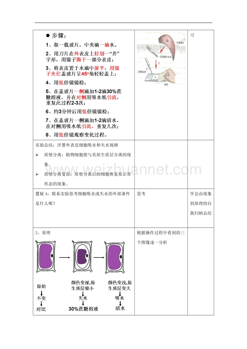 生物：3.1《细胞膜》教案（15）（沪科版第一册）.doc_第3页