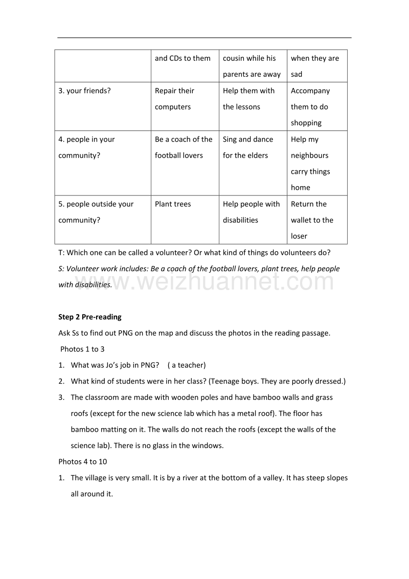 高中英语人教版选修七教案：unit 4 sharing    word版无答案.doc_第2页