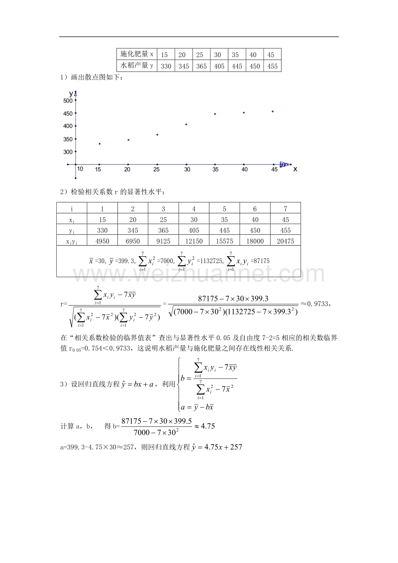 高中数学人教b版选修1-2同步教案：1.2《回归分析》 .doc_第3页