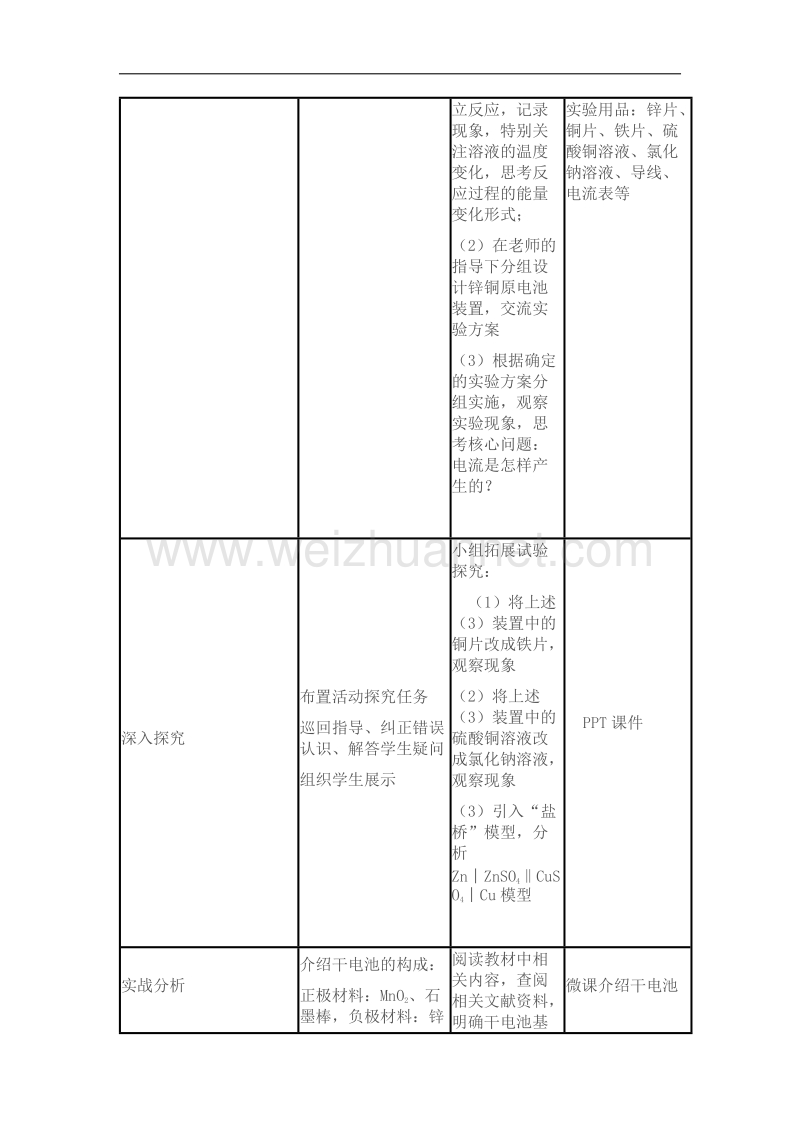 化学 人教版必修2教学设计：2.2《化学能与电能的转化》 word版含答案.docx_第3页