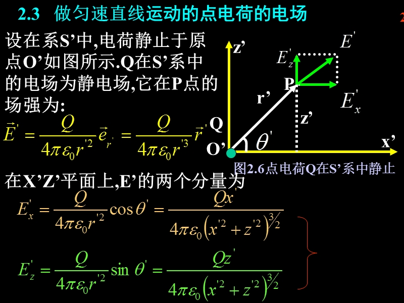 第2章--运动电荷的电场.ppt_第2页