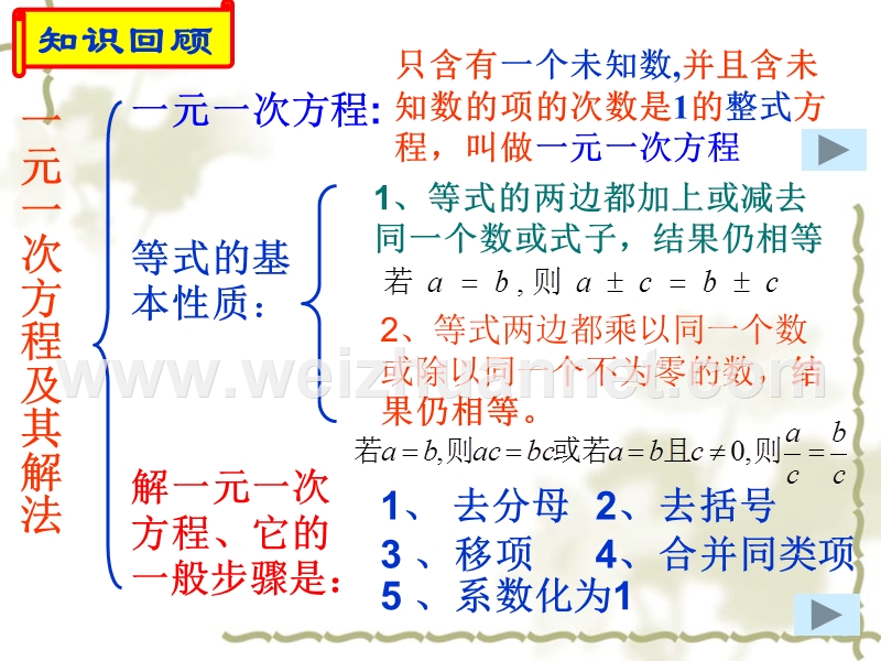 新课堂导学案3.3.3一元一次方程的解法复习.ppt_第3页