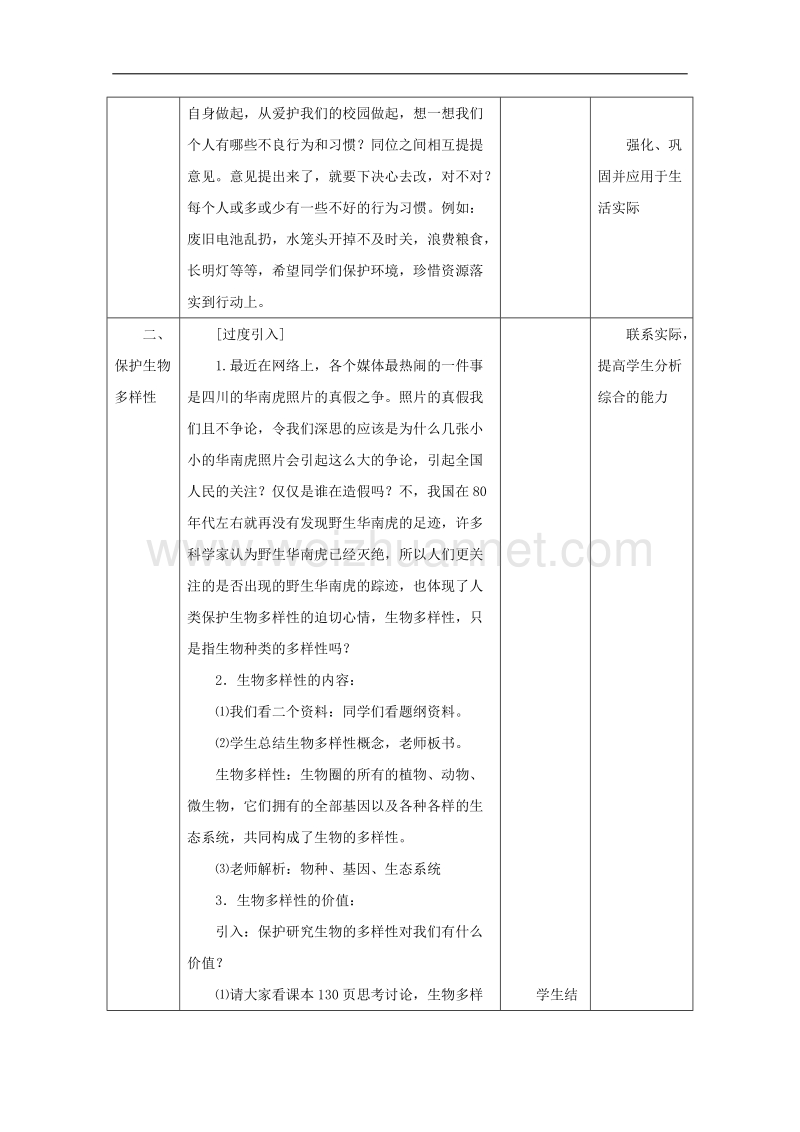 浙科版高二必修3 7.3人类对全球环境的影响教案教案1.doc_第3页