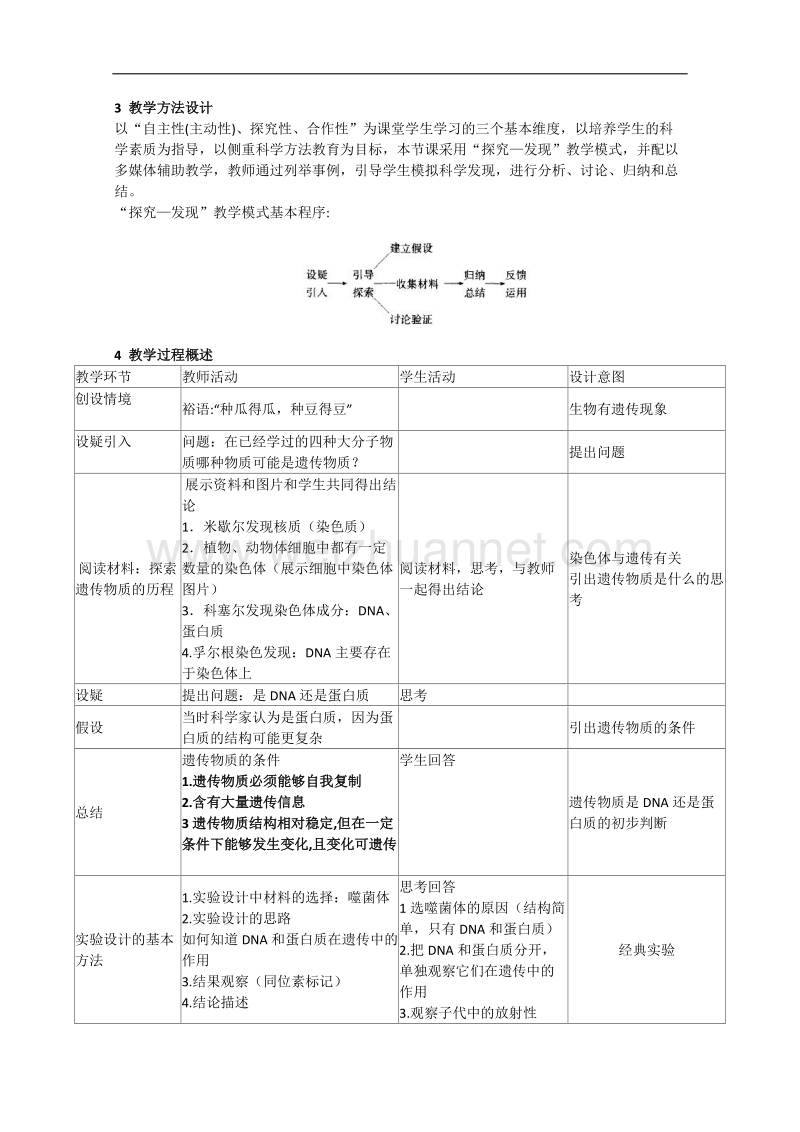 生物：6.1《遗传信息》教案（1）（沪科版第二册）.doc_第2页