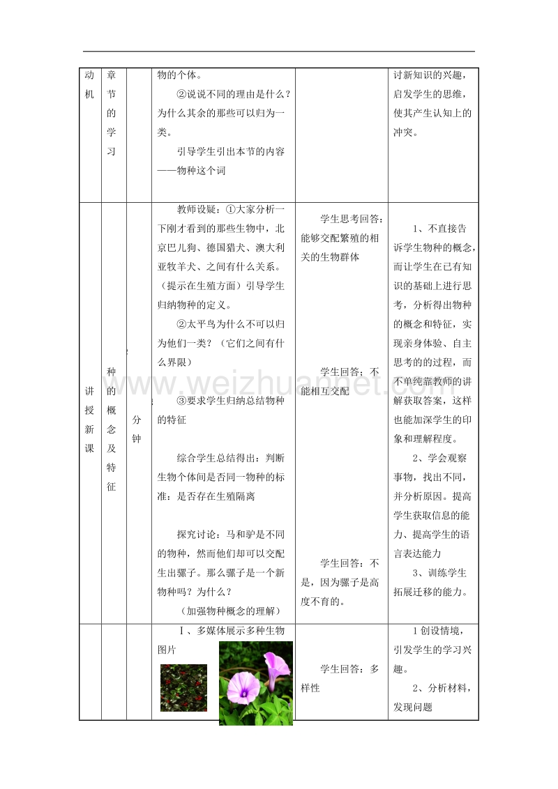 浙江省义乌三中高一生物教案 生物的多样性、统一性和进化（浙科版必修二）.doc_第3页